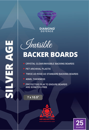 Crystal clear comic backer - crystal,