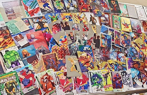 Marvel comic card collection - marvel,